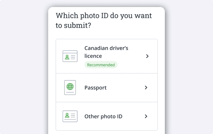 Which type of ID upload