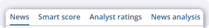 News tab research